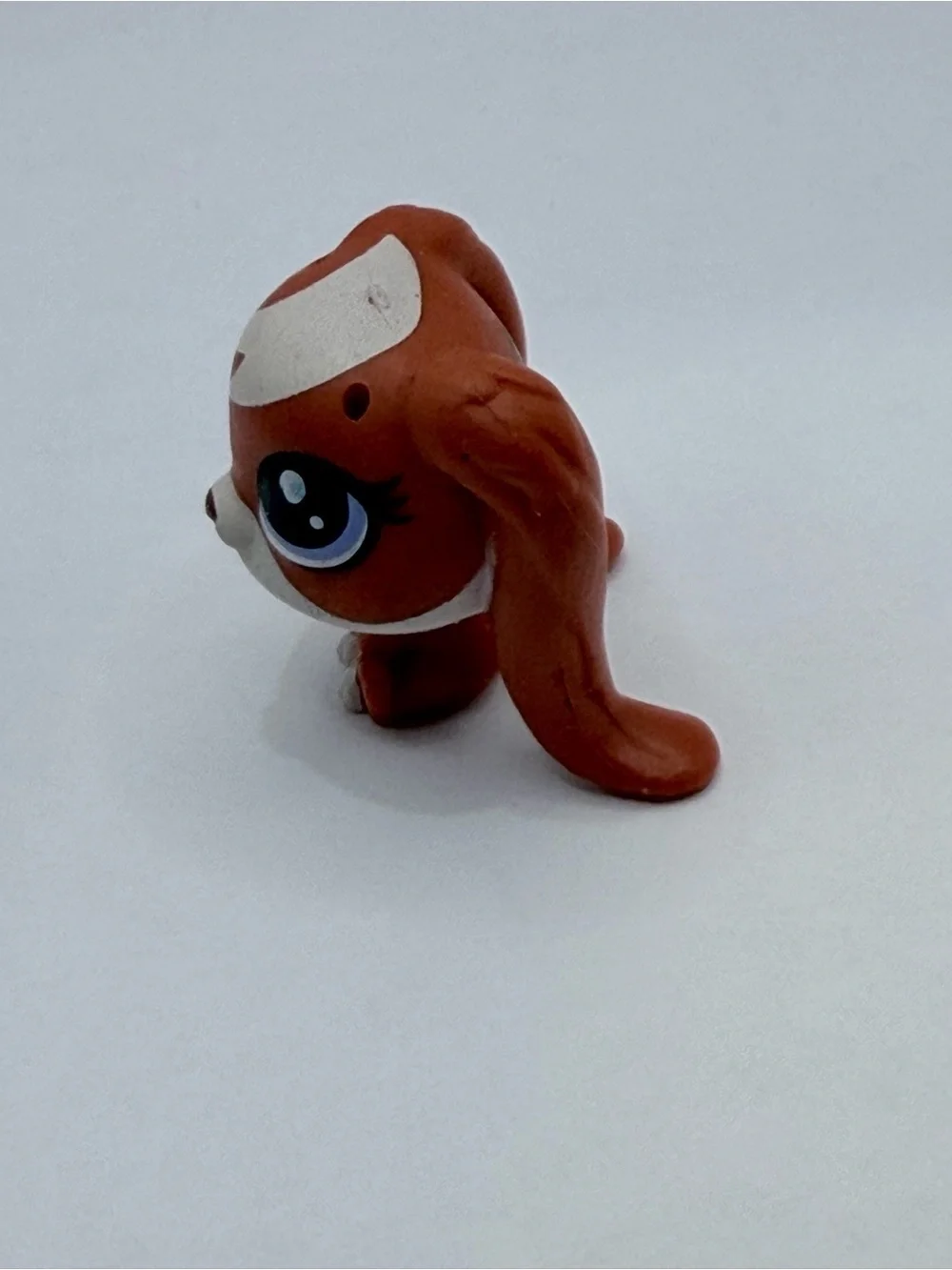 Small Pets Brown & White Puppy Figurine - Collectible Toy LPS